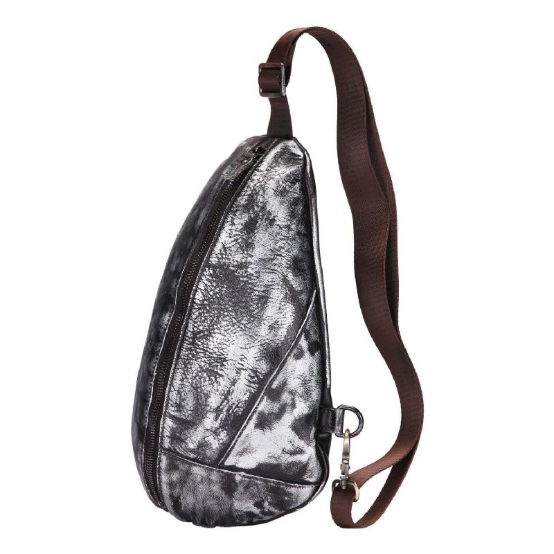 Ægte Okselæder Cross Body Sling Bag