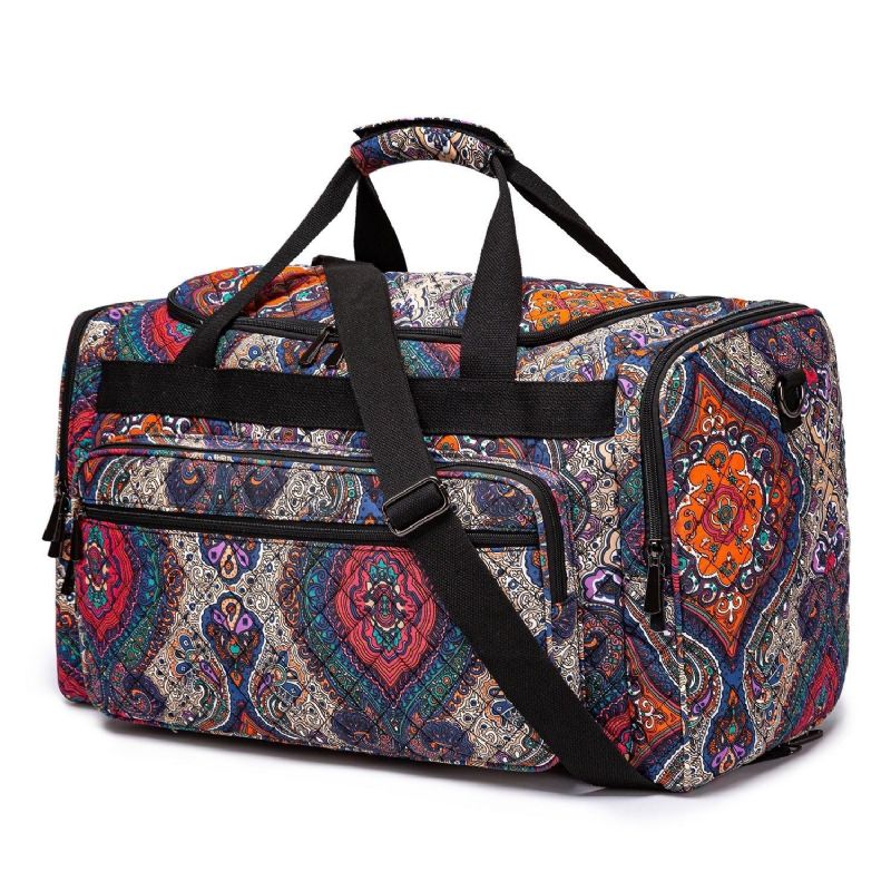 Boho Weekendtaske Canvas Travel Duffel