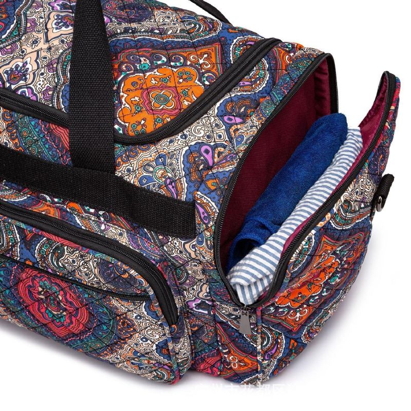 Boho Weekendtaske Canvas Travel Duffel