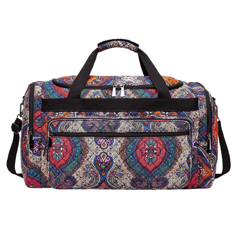 Boho Weekendtaske Canvas Travel Duffel