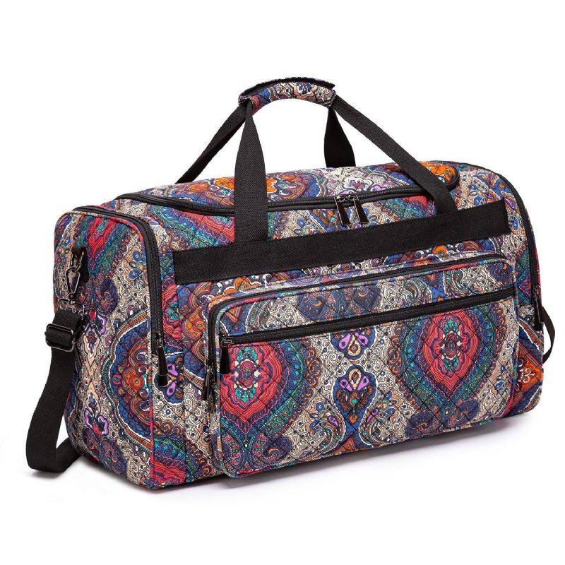 Boho Weekendtaske Canvas Travel Duffel