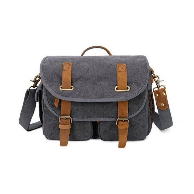 Canvas Shoulder Messenger-kamerataske