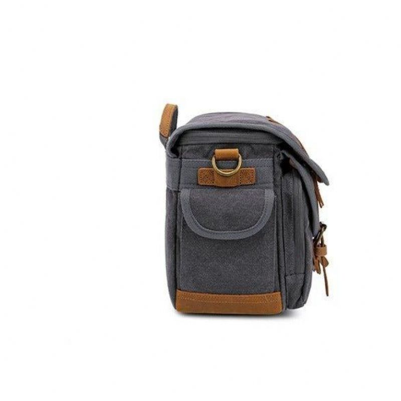 Canvas Shoulder Messenger-kamerataske