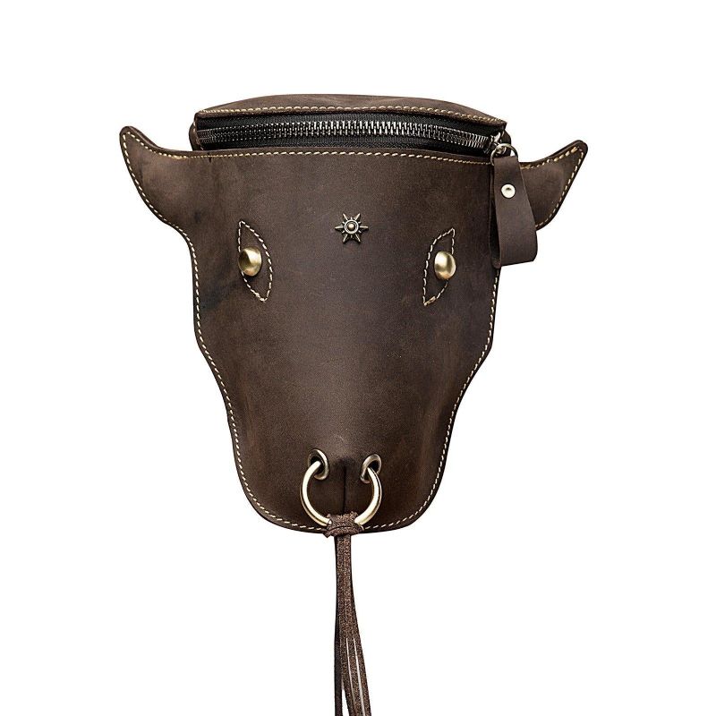 Cool Cow Head Lår Fanny Pack