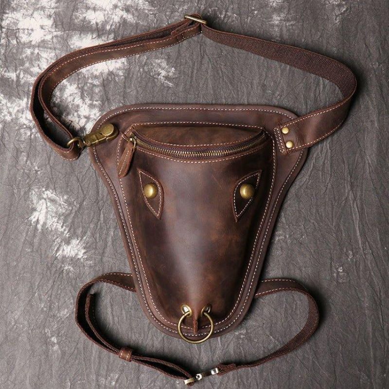 Cool Cow Head Leg Crossbody Bag Fanny Pack