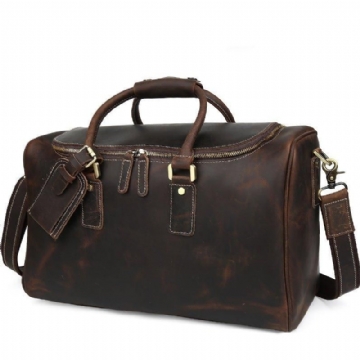 Crazy Horse Læder Vintage Baggage Taske