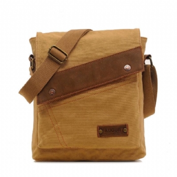 Fashion Bomuld Canvas Cross Body Taske Til Mænd