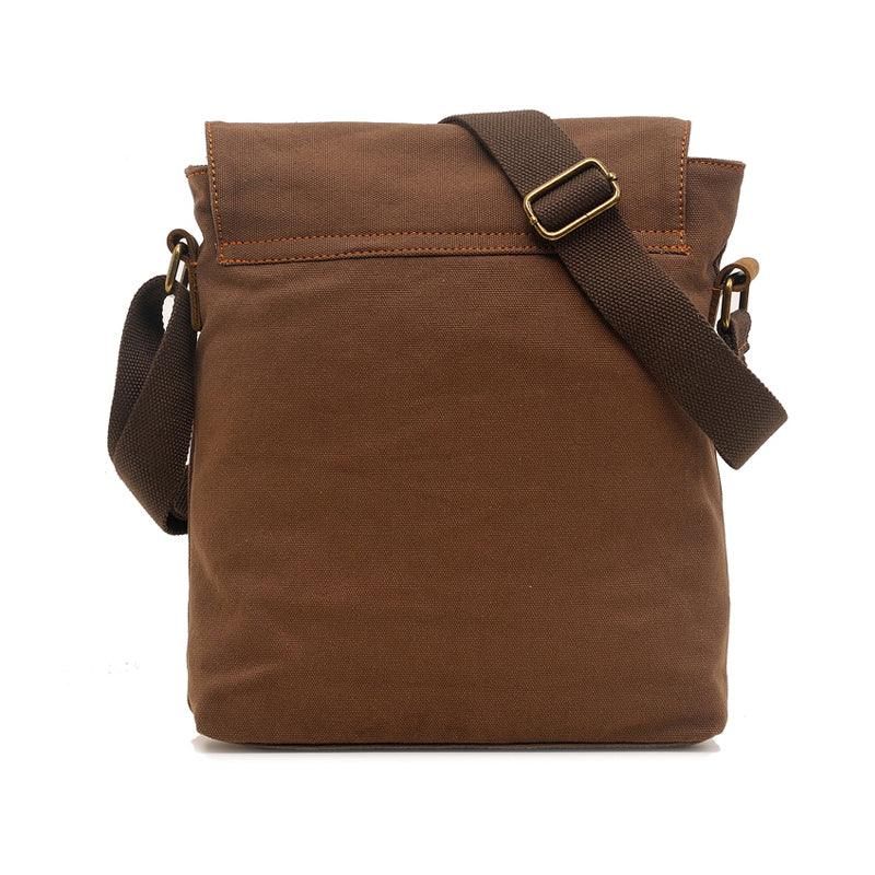 Fashion Bomuld Canvas Cross Body Taske Til Mænd