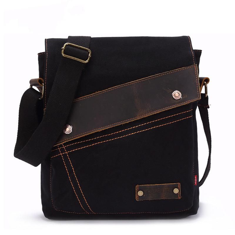 Fashion Bomuld Canvas Cross Body Taske Til Mænd