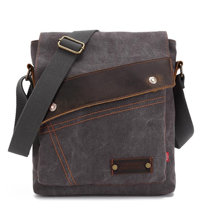 Fashion Bomuld Canvas Cross Body Taske Til Mænd