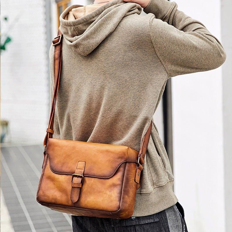 Læder Kamerataske Crossbody