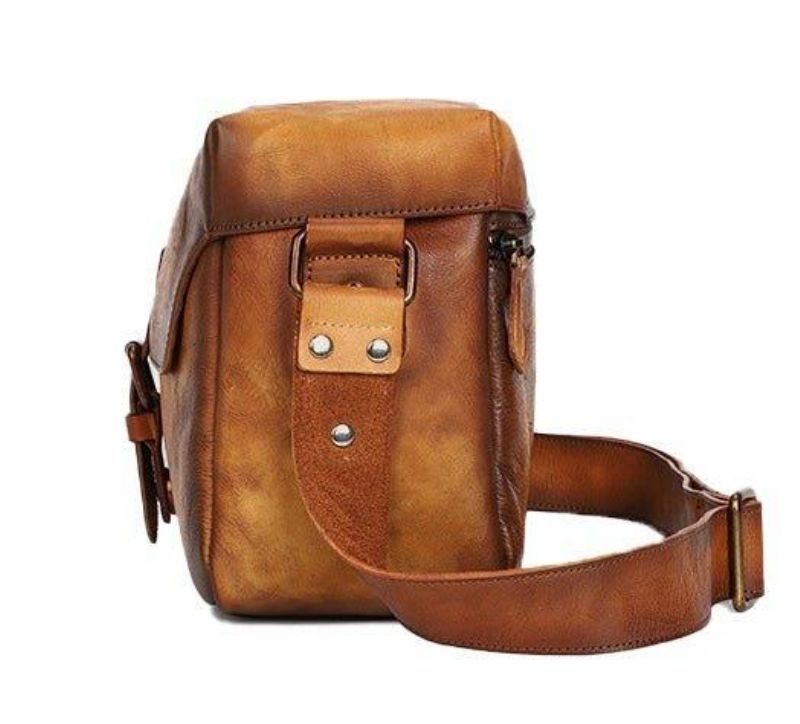 Læder Kamerataske Crossbody