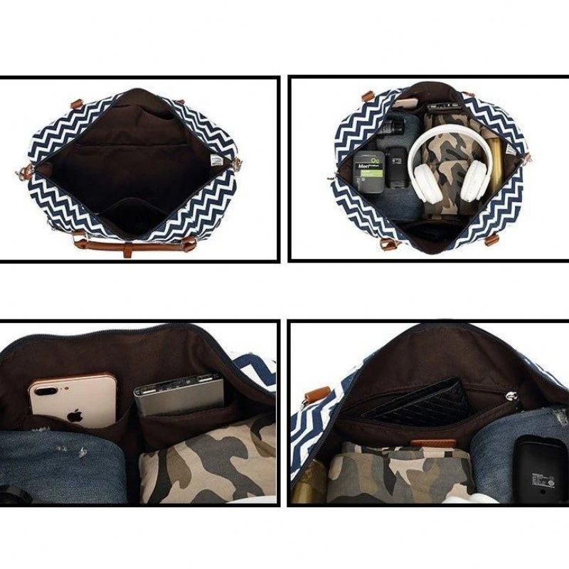 Lærred Rejsetaske Weekend Duffle