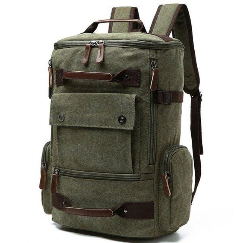 Lærredsrygsæk Casual Vintage Daypack