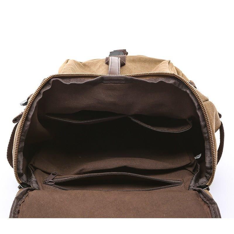 Lærredsrygsæk Vintage Large School Duffel