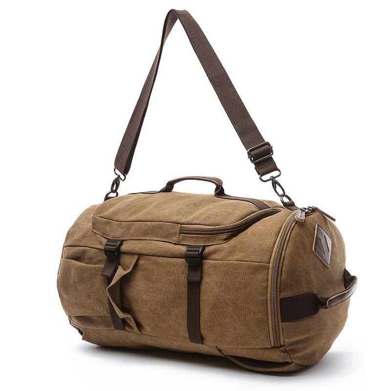 Lærredsrygsæk Vintage Large School Duffel