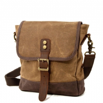 Lille Canvas Messenger Bag Crossbody Vintage