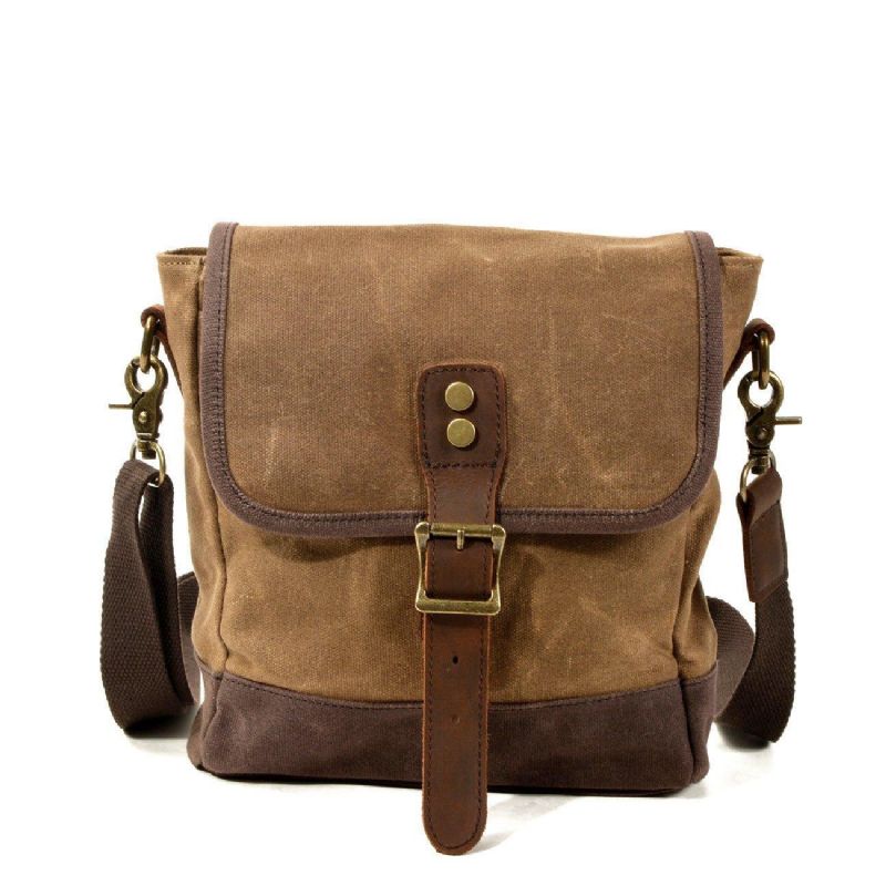 Lille Canvas Messenger Bag Crossbody Vintage