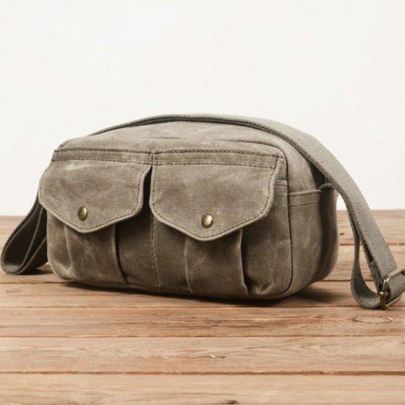 Lille Messenger Bag Canvas Herre