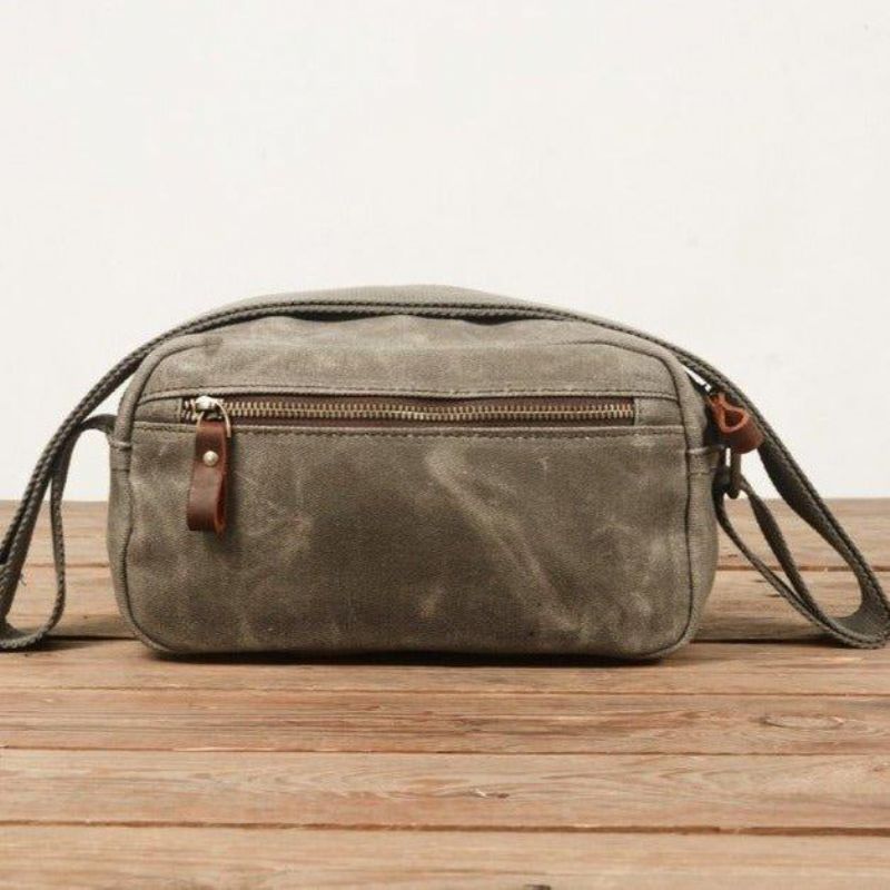 Lille Messenger Bag Canvas Herre