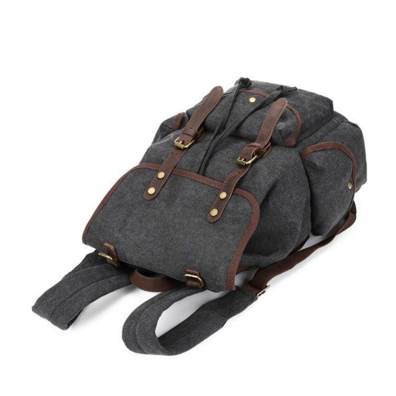 Mænd Casual Canvas Rygsæk Vintage Camping Daypack