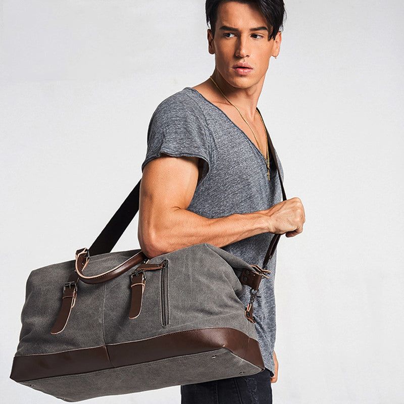 Overnight Canvas Travel Duffle Bag