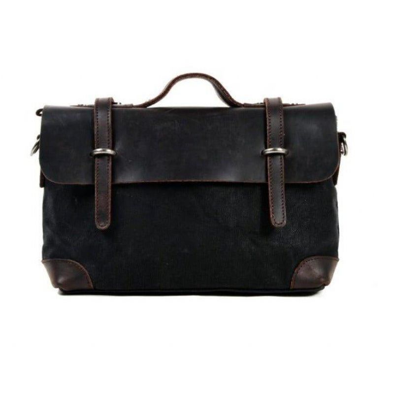 Retro Canvas Messenger Bag Briefcase Motorcykeltasker