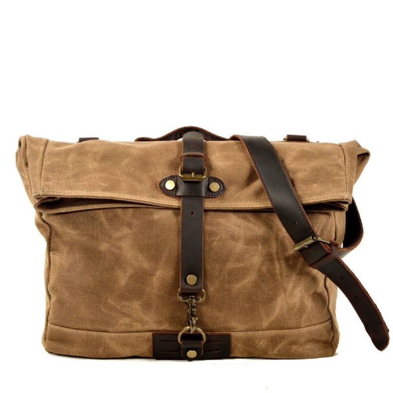 Vintage Canvas Messenger Bag Laptop Og Motobags