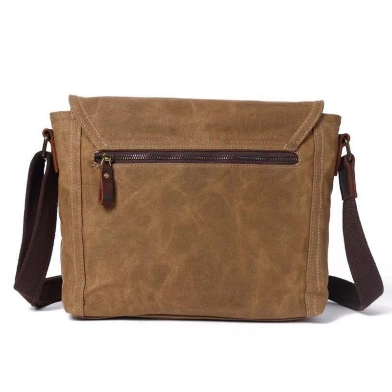 Vintage Messenger Bag Canvas Crossbody Til Mænd